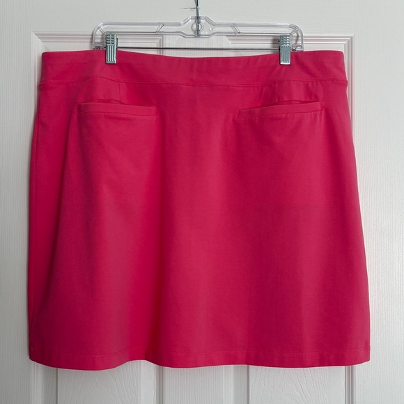 Chico’s Skort Size 3 or XL Pink Built-In Shorts Stretch Pickleball Tennis Golf - Picture 5 of 16